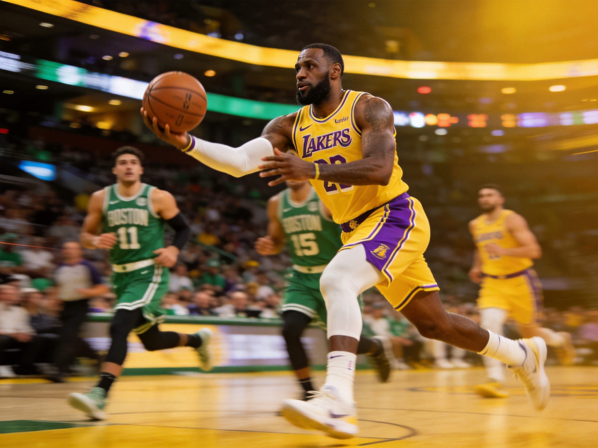 lewin乐玩战报：NBA湖人胜凯尔特人